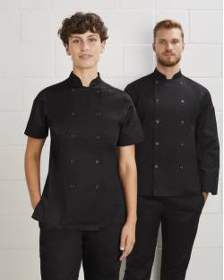 Womens Zest Chef Jacket, Short Sleeve 